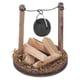 thumbnail image 1 of Casa de DIY para muñecas, chimenea de madera en miniatura para casa de muñecas, horno, estufa, olla de cocina, decoración, 1 of 9