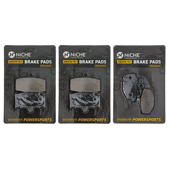 Niche Complete Organic Brake Pad Set for Kawasaki ZZR600 Motorcycle MK1002562