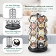 thumbnail image 6 of Nifty Solutions Coffee Pod Carousel – Compatible with K-Cups, 35 Pod Capacity, Black, 6 of 9