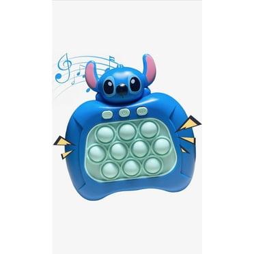 Stitch Fast Push Game, Cute Anime Pop Fidget Light Up Bubble Handheld Game Toys Electronic Quick Push Game Fidget Sensory Toys Great Birthday Gift for Boys Girl