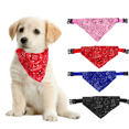 thumbnail image 2 of Pañuelo para el cuello para perro, collar para cachorro y gato, bandana con accesorios de cuero, bufanda ajustable para cachorro y gato, 2 of 5