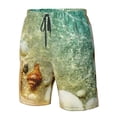 thumbnail image 4 of Vsdgher Starfish And Seashell Men's Beach Shorts, Surfing shorts, Swim trunks, Quick Dry Swim Trunks for Surfing Beach Fun -3X-Large, 4 of 6