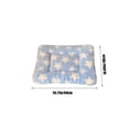 thumbnail image 3 of Large Pet Bed Orthopedic Foam Mattress for Dogs and Cats, Extra Warm Crate Pad with Non SAdult Bottom, Comfortable Anxiety Relief Pet Mat, Machine Washable Bed for Large Breed Pets （Blue L）, 3 of 6