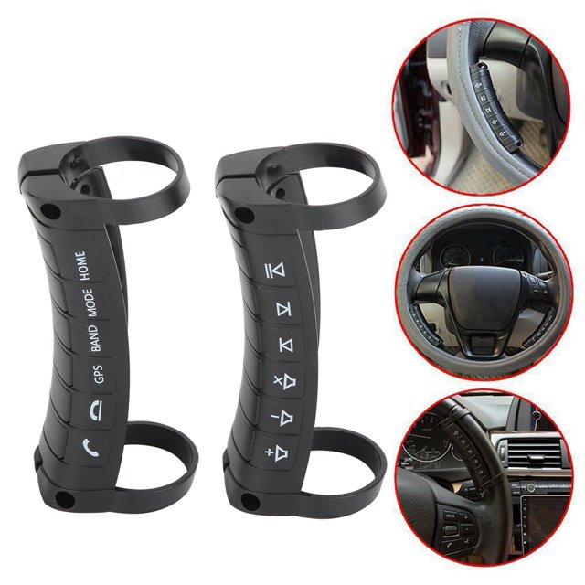 Navigation Buttons, Low Power Consumption Half Moon Shape Battery Powered Universal Steering Wheel Controller for Automotive