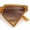 All Brown, variant on Retro Fun Flat Top High Temple Triangle Thin Plastic Horn Rim Sunglasses All Purple