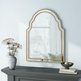 thumbnail image 6 of Arch Wall Mirror Gold Double Layer Design Framed Mirror, Arch Wall-Mounted Mirrors Decor Modern Dresser Mirror for Bedroom Living Room, 6 of 8