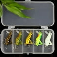 thumbnail image 3 of OPOLSKI 5Pcs Fishing Lure Lifelike Anti-corrosion ABS Grasshopper Shape Lures for Fishing, 3 of 8