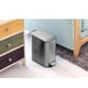 thumbnail image 5 of Toystoory Cubo de almacenamiento de basura de acero inoxidable con mate avanzado que no ocupa espacio Hay un cubo interior separado Suministros de limpieza para el hogar tipo+2 5L, 5 of 6
