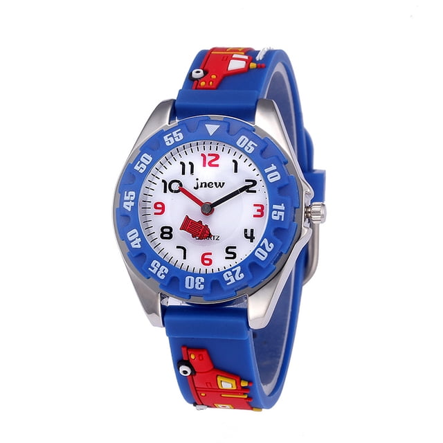 Reloj Educativo de Alta Calidad para Niñas y Niños. Analógico, Pulsera, con Ejercicios de Profesor de Hora para Aprender a Decir la Hora.