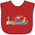 thumbnail image 3 of Inktastic Cute Dinosaurs Boys or Girls Baby Bib, 3 of 4