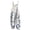 White, variant on Coerni Girls Summer Lightweight Jumpsuits Spaghetti Tie Strap Losse Fit Overalls 4-12 Years Kids Casual Fashion Print Rompers