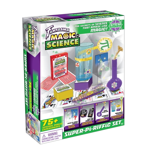 Fantasma Magic of Science STEM Based Super-Pi-Riffic Magic Set | 75  Experiments