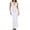 White1, variant on Summer Maxi Wrap Dresses for Women Sleeveless Solid Color Tight Classic Sundress Workout Elegant Dressy Casual Dresses