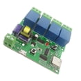 thumbnail image 1 of Application de Relais WiFi Télécommande 4 Canaux de Moteur Électronique Module de Commutation de Contrôle d'Alimentation Pièce de Remplacement Accessoire pour Maison Bureau Entreprise, 1 of 6