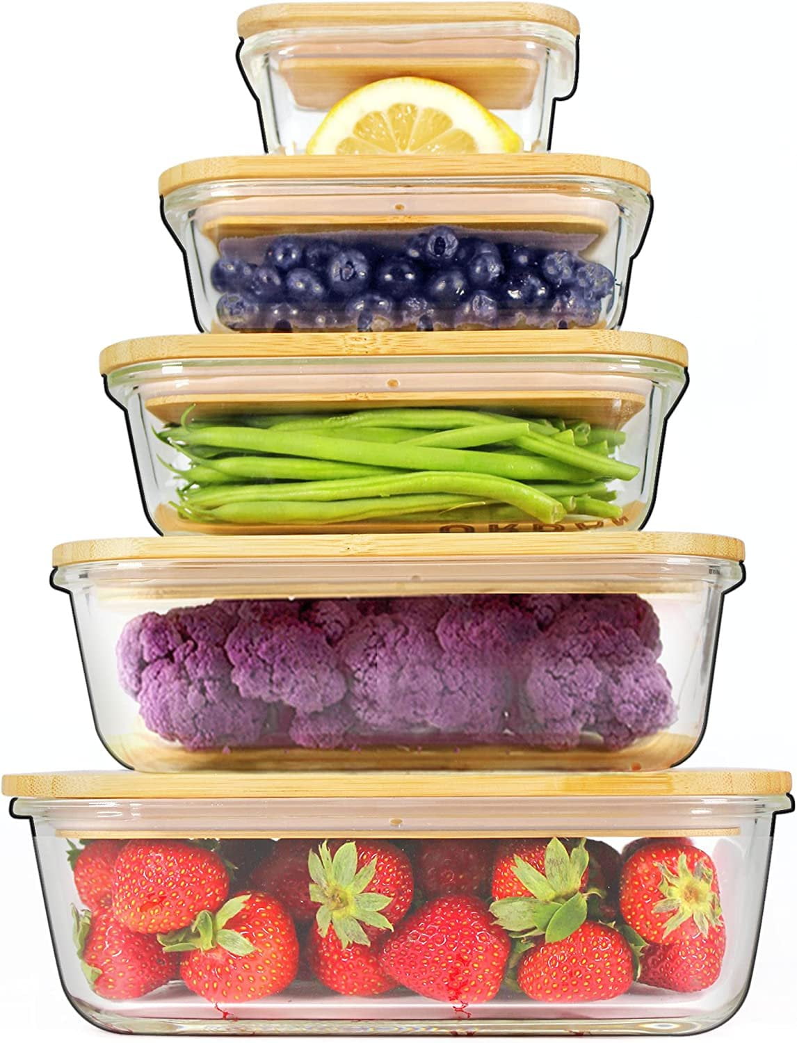 10 Pack] Glass Meal Prep Containers, Food Storage Containers with Lid –  JandWShippingGroup