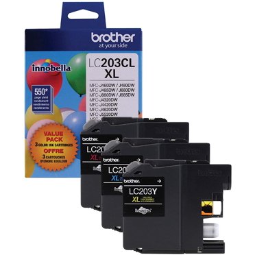 Compatible LC203BK, LC203C, LC203M, LC203Y, LC201 Ink Cartridge 9-pack