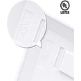 thumbnail image 2 of iMBAPrice Keystone Style White Wall Plate, Single Port Outlet Box Plastic Material, 5.4-inch, 1-Pack, 2 of 7