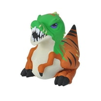Wild Republic Rubber Duck T-Rex Figurines