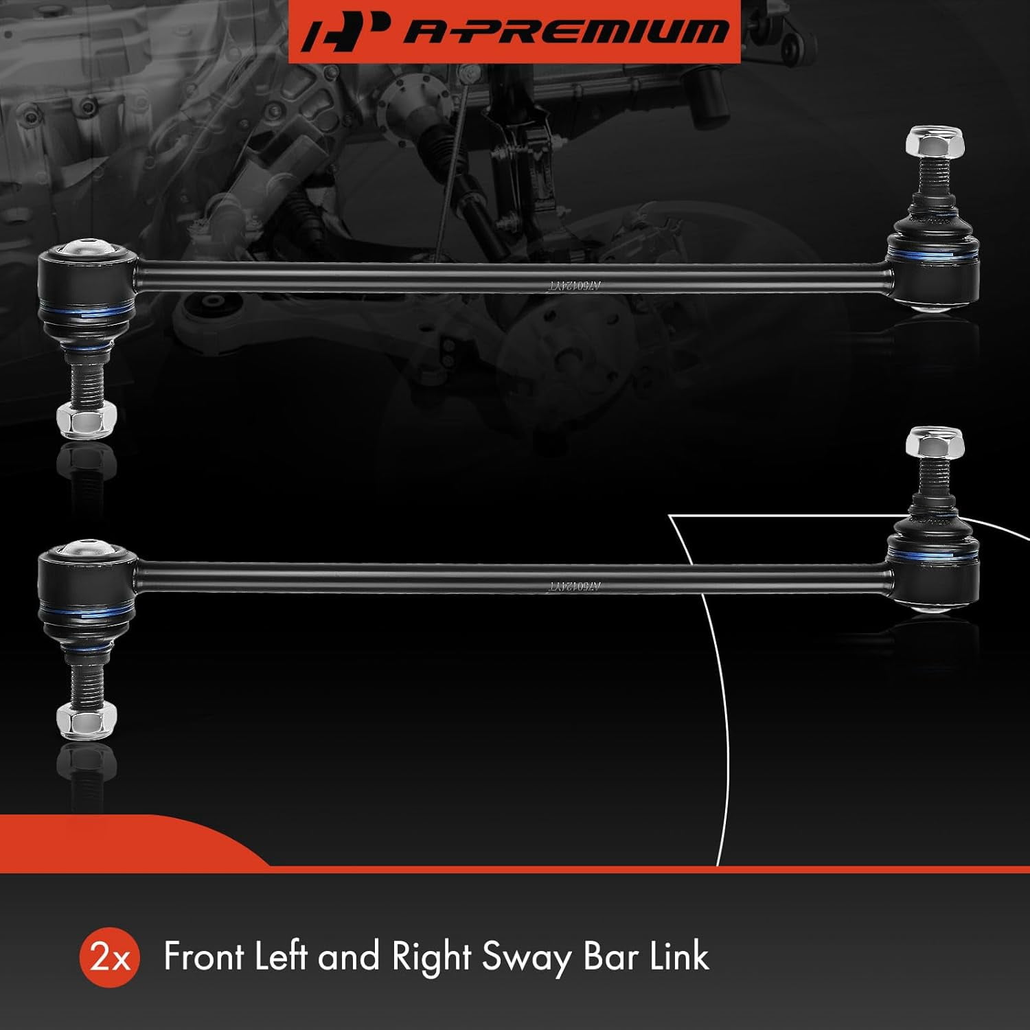 A-Premium 2x Front Sway Bar Links Stabilizer Bar Links, Compatible with Honda Pilot 2006-2015 & Acura MDX 2006-2013, ZDX 2010-2013, Replace # K750124