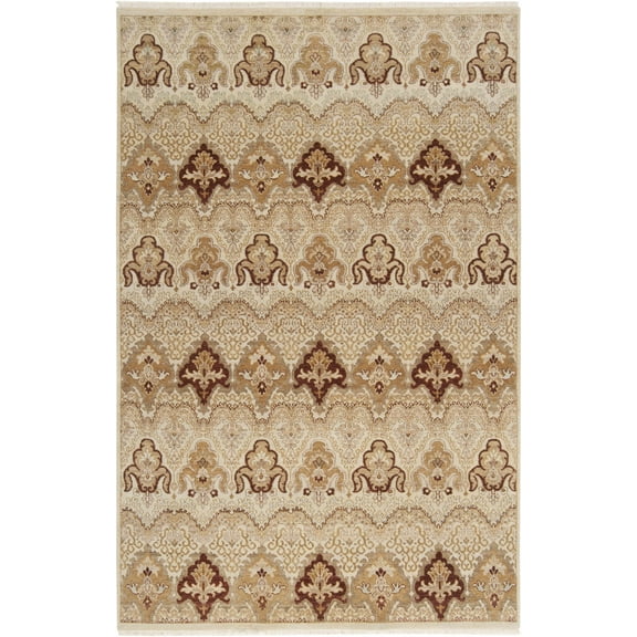 BoutiqueRugs Saratoga Traditional Area Rug - Brick Red, Camel, Light Brown - 2' x 3'