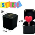 thumbnail image 6 of 2 Packs Red Roses and Red Love Heart in a Box, Surprise Gift Box, 3D Printed Red Roses in a Surprise Pop up Gift Box, Christmas Birthday and Valentine's Day Gifts for Classroom, 6 of 6