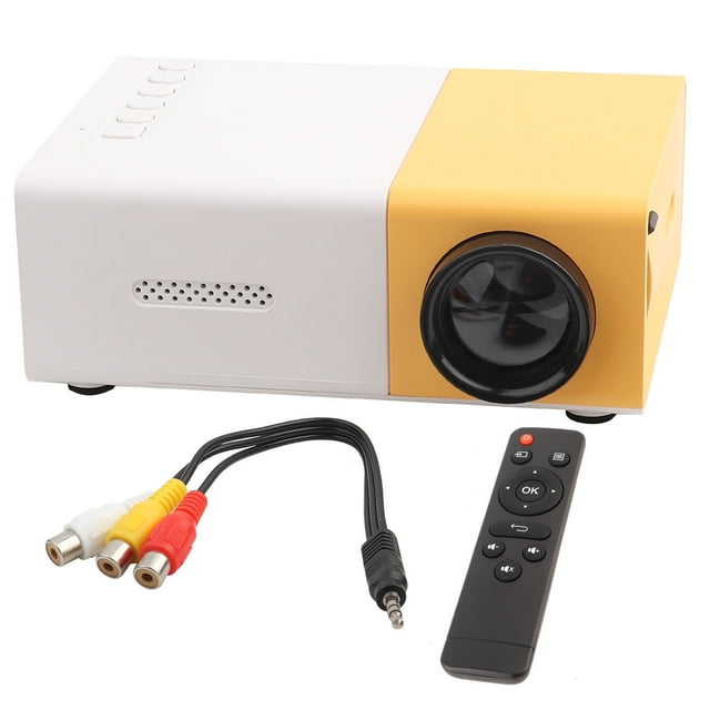 Mini Projecteur, Projecteur, 1080P Portable Petite Taille 5 X 3.2 X 1.9 Po pour Voyage Camping