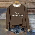 thumbnail image 5 of Women's Plus Size Fashionable Graphic Sweatshirts with Crewneck Long Sleeve Printed Loose Fit, 5 of 6