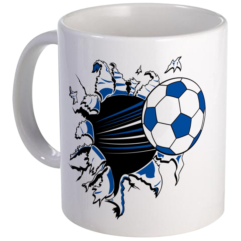 CafePress Soccer Ball Burst Mug Unique Coffee Mug, Coffee Cup