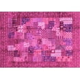 thumbnail image 1 of Ahgly Company Indoor Rectangle Abstract Pink Modern Area Rugs, 6' x 9', 1 of 4