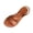 Brown, variant on Women One Strap Slingback Flat Sandals Open Toe Non Slip Rubber Sole Plus Size Shoes Spring Summer Casual Versatile,Black