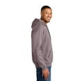 thumbnail image 3 of Gildan Unisex Softstyle Hooded Sweatshirt, Cozy Midweight Fleece Pullover Hoodie, Paragon, 2XL, 3 of 5