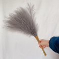 thumbnail image 3 of KUIZAP 55CM 10PCS Fluffy Pampas Grass Boho Decor Flower Fake Plant Reed Simulated Wedding Party Home Decoration Artificial Flowers(Dark blue), 3 of 7
