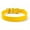 Yellow, variant on Soft Padded Round Puppy Collar, Handmade Genuine Leather Collar for Dog Small Large
