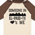 thumbnail image 4 of Inktastic El Paso Texas Someone Loves Me Skyline Boys or Girls Long Sleeve Baby Bodysuit, 4 of 5