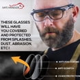 thumbnail image 5 of Safe Handler Duarte Clear Safety Glasses Over Glasses for Men and Women, Anti-Fog & Anti-Scratch (Pack of 3), 5 of 9