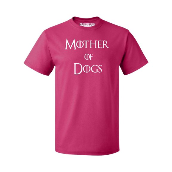 P&B Mother of Dogs Funny Men's T-shirt, Cyber Pink, 2XL