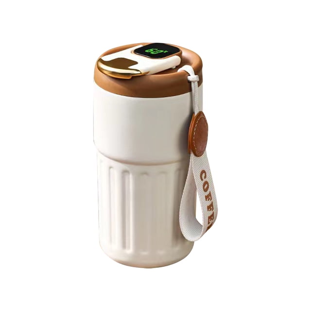Amzcrzy Cups Intelligent Temperature Display 316 Stainless Steel Coffee Cup, Car Portable Direct Drinking Cup, High Color Value, Rope Warming Cup Cup Cup Coffee Cups Coffee Mug