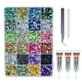 thumbnail image 2 of ERTZAE Diy Glitter Gemstone Craft Kit,Mixed Color Gemstones Glue Tools Set,Jewelry Phone Case Decor Craft,Sparkling Gemstones,Beginner-Friendly Craft Decoration,All-In-One Accessory Making Kit, 2 of 9