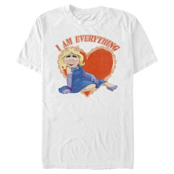 Men's The Muppets I Am Everything Graphic Tee White Large