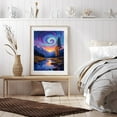 thumbnail image 6 of Diamond Art Kits for Adults - 5d Swirling Sky Mountain River Sunset Diamond Painting for Adults, Diamond Art for Adults Beginners, Diamond Painting Kits for Adults for Home Wall Decor, 6 of 7
