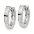 thumbnail image 2 of FB Jewels 14K White Gold Hinged Hoop Earrings, 2 of 4