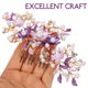 thumbnail image 3 of Wedding Pearls Hair Comb Bridal Flower Hair Pin Comb Bride Floral Hair Clip, 3 of 4