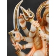 thumbnail image 4 of Goddess Durga Mahishasura Mardini - Demon Slayer Handmade White Marble Sculpture, 4 of 4