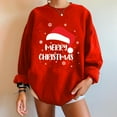 thumbnail image 2 of Odeerbi Christmas Sweatshirts for Women Crewneck Sweatshirts Fashion Print Pullover Tops Long Sleeve Comfortable Blouse, 2 of 4
