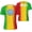 3X-Large, variant on Mali Flag Gradation T-Shirt Sports Jerseys for Running Soccer Tennis Fitness