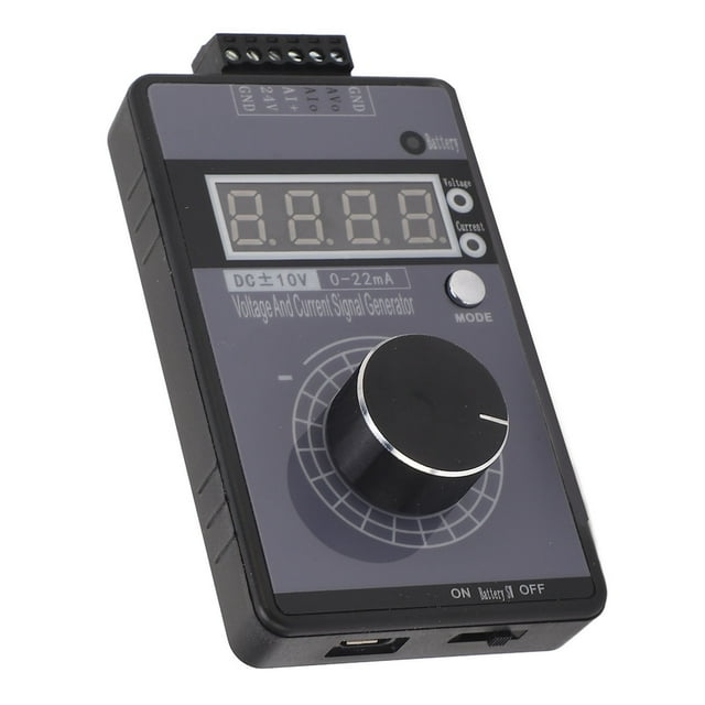 Analog Simulator, Voltage Current Generator Coarse Fine Tuning Reverse with Pluggable Terminal for PLC