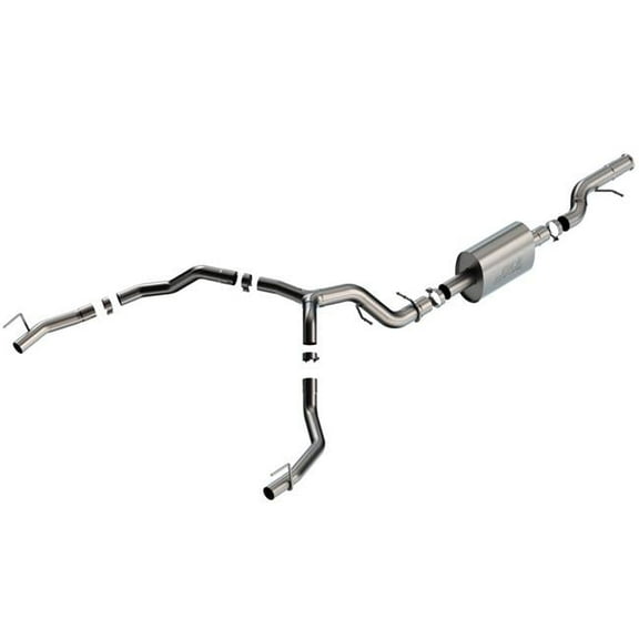 Borla 21-22 Cadillac Escalade 6.2L V8 2/4WD 4DR S-Type Cat-Back Exhaust w/ Factory Bezel Tips