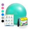 Exercise Ball with Pump - Professional Grade Anti-Burst Fitness and Balance Ball