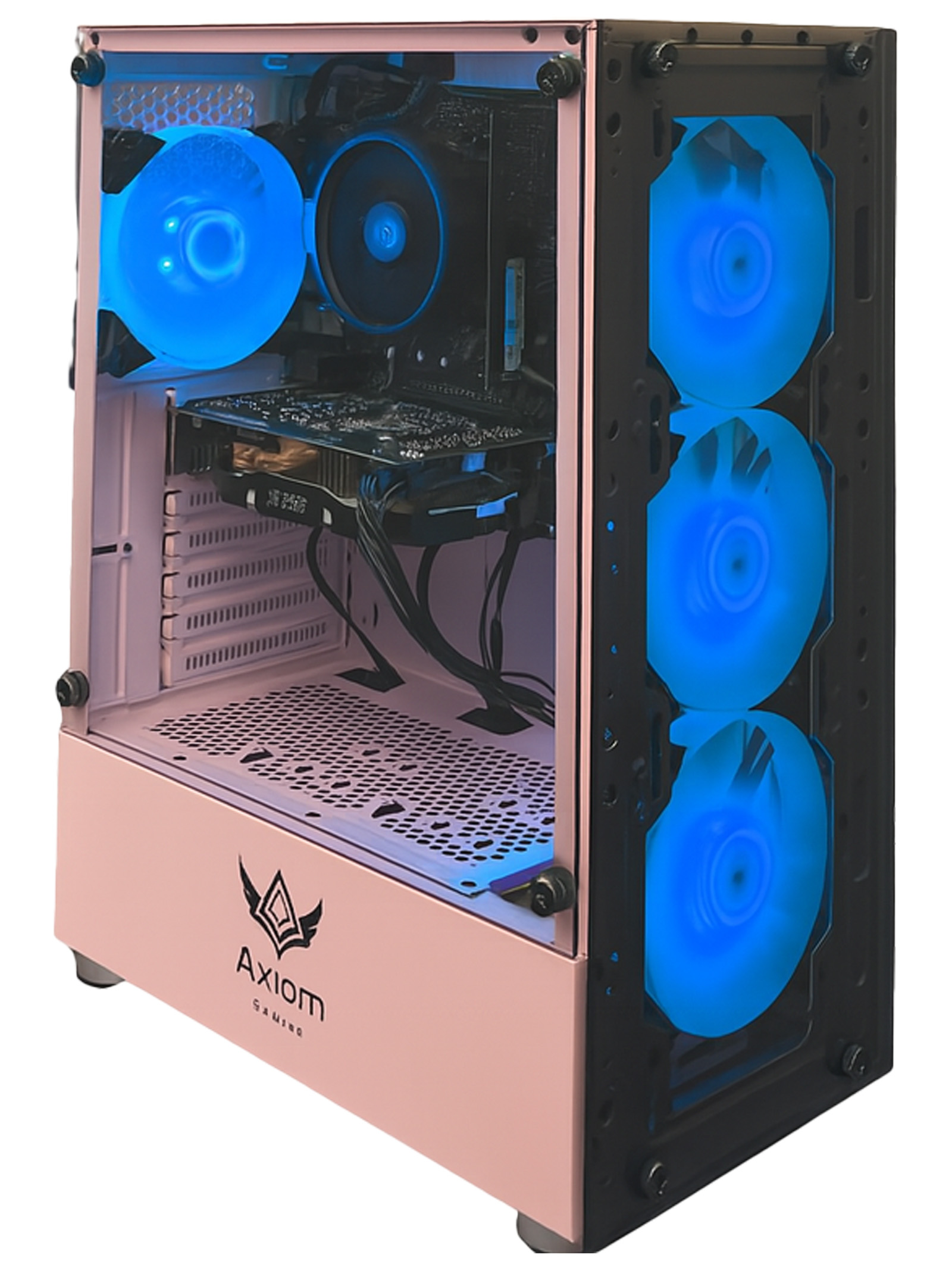 Axiom Gaming® Starbloom Gaming PC Desktop – AMD Ryzen 5, 16GB DDR4, 512GB SSD, GTX 1060 6GB, WiFi, Windows 11 Home