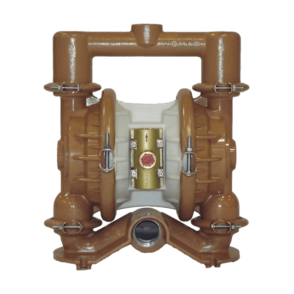 Nomad 40-811974-50 1 1/2" BSP TRANS-FLO™ GOLD AODD Pump, Ductile Iron, Buna - N/Nitrile Diaphragms